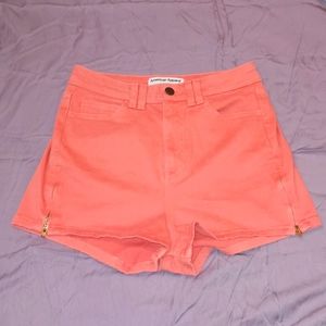 American Apparel Coral Shorts